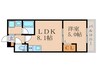 ＣＵＯＲＥｔａｋｅｄａ 1LDKの間取り