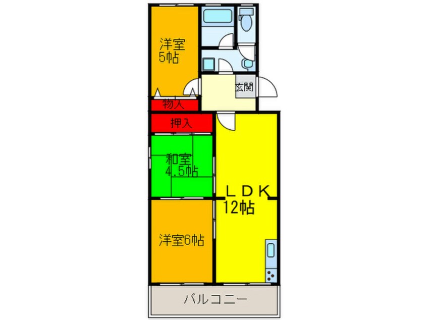 間取図 リアライズ東花園