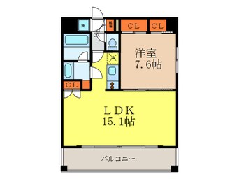 間取図 レジディア江坂