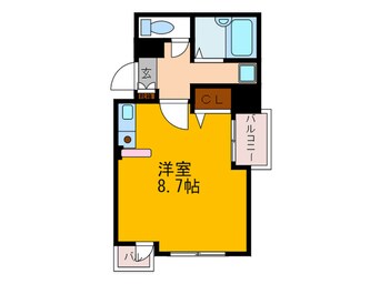 間取図 ピアパレス谷町