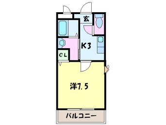 間取図 ア－バンス大和屋