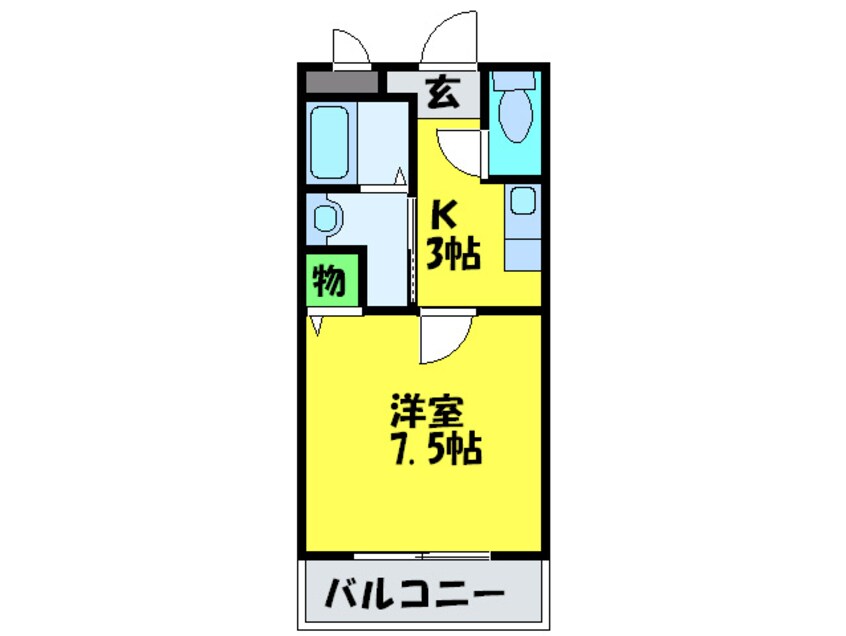 間取図 ア－バンス大和屋