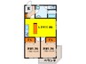 ハイツ弥生 2LDKの間取り