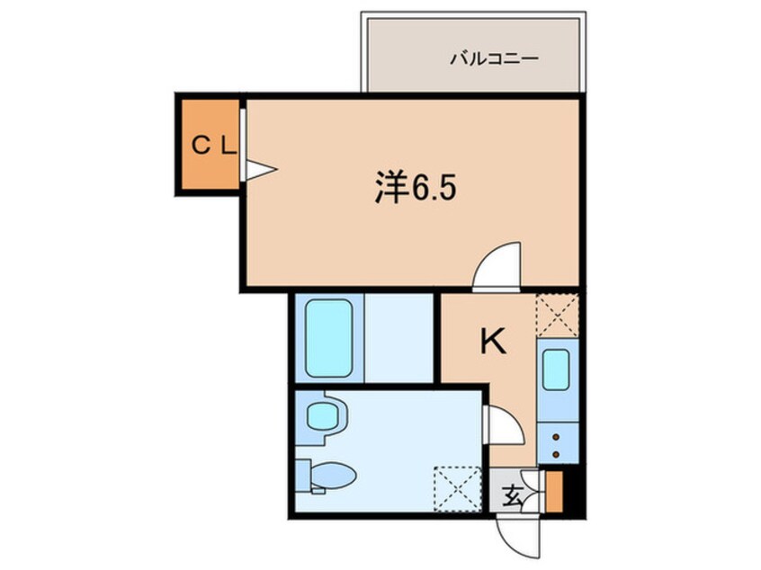 間取図 ル・レーヴKAWANISHI