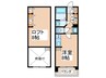 ＰＩＥＲ６２４ 1Rの間取り