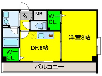 間取図 リヴェ－ル鳳(2－5F)