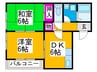 エヌエム・サンク 2DKの間取り