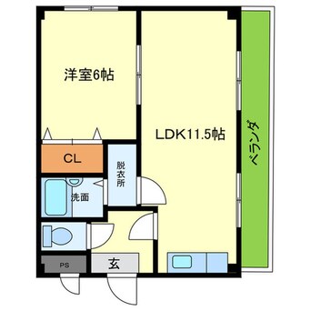 間取図 メゾンアクティ