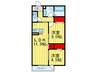 メイプル 2LDKの間取り