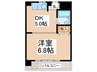 ＣＨＡＴＥＡＵ　ＡＢＩＮＡ 1DKの間取り
