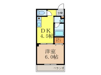 間取図 メゾンダイコ－舟木