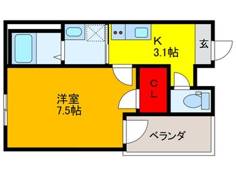間取図 フジパレス城北公園通Ⅴ番館