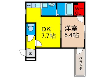 間取図 フジパレス箱殿町