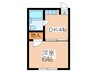 マンションＫＬＭ 1DKの間取り