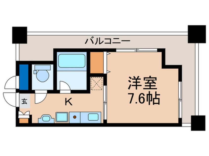 間取図 ｸﾞﾗﾝﾄﾞﾊﾟﾚｽ西大路ＥＡＳＴ