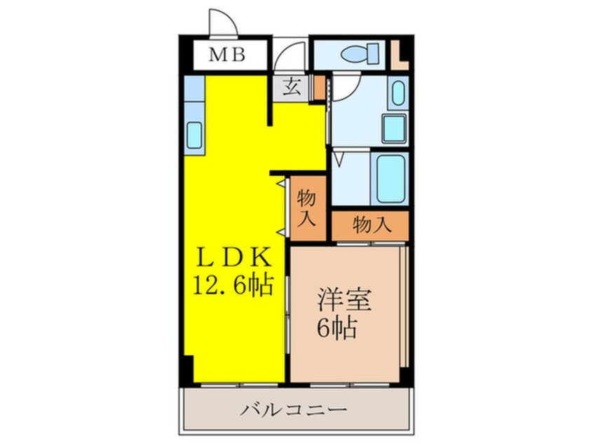 間取図 ラフィネ淀川