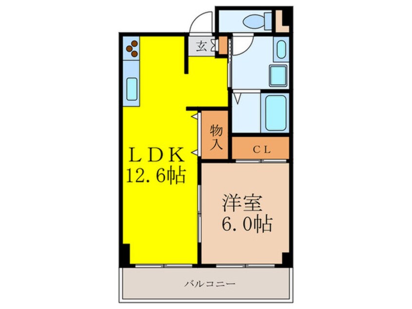 間取図 ラフィネ淀川