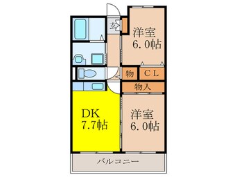 間取図 ラフィネ淀川