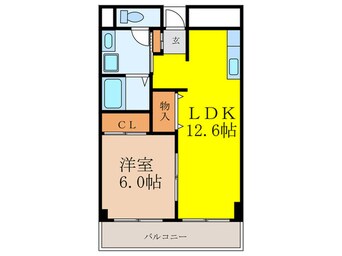 間取図 ラフィネ淀川