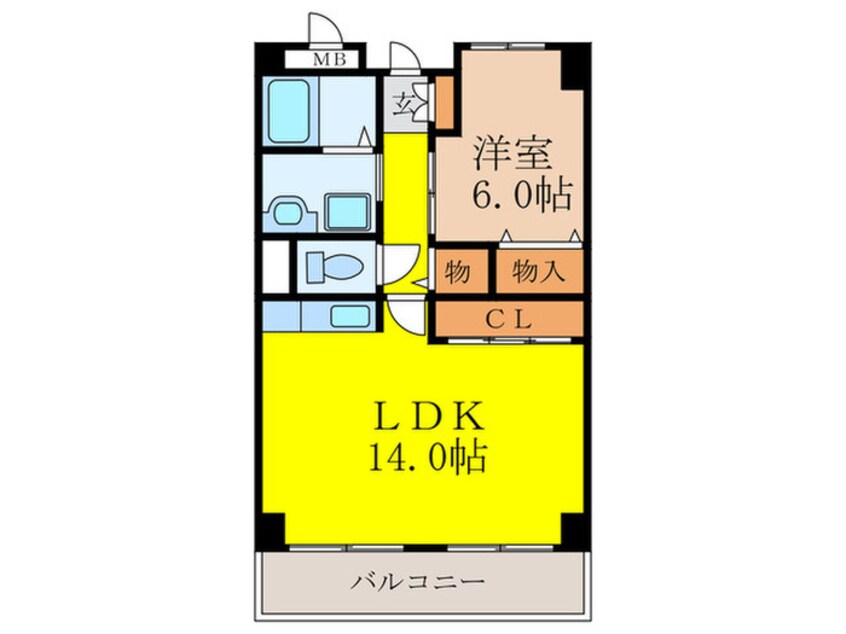 間取図 ラフィネ淀川