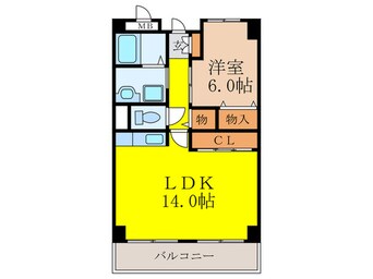 間取図 ラフィネ淀川