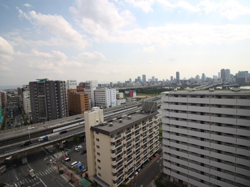 室内からの展望 ラフィネ淀川