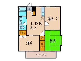 間取図 エステートHIRAKI