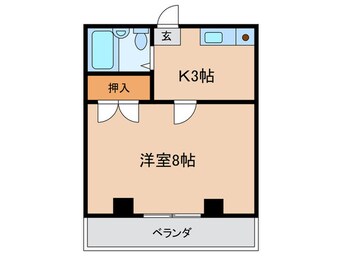 間取図 ハピネス南市岡