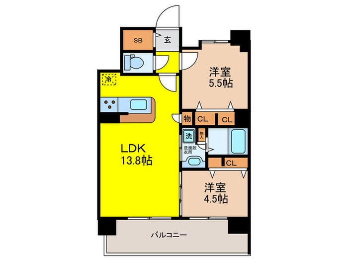 間取り図 セイワパレス美章園駅前