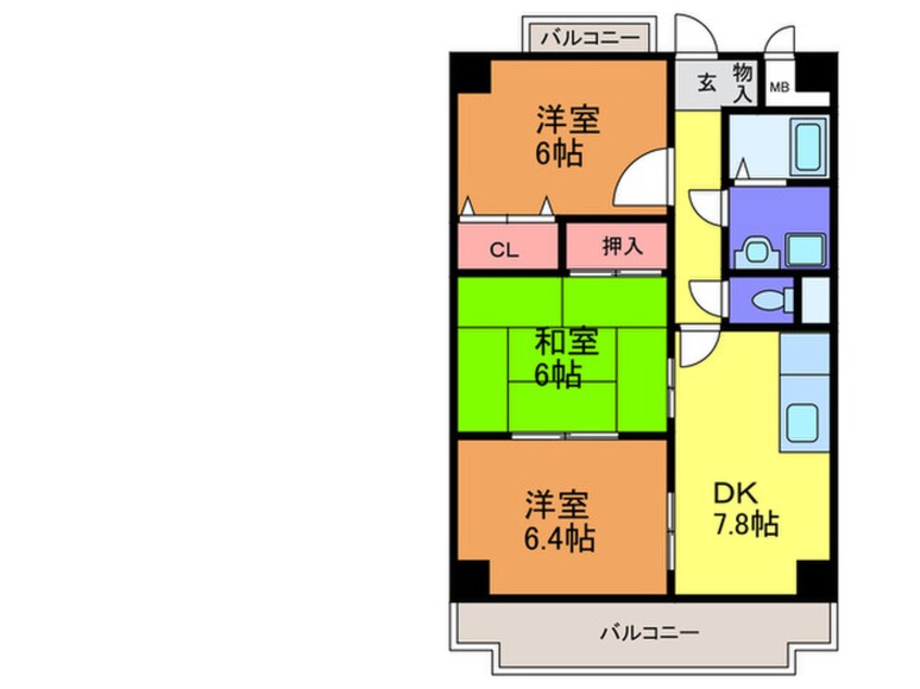 間取図 フルラーレ