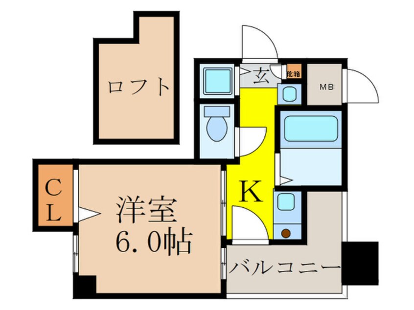 間取図 エステムコート新大阪Ⅲ