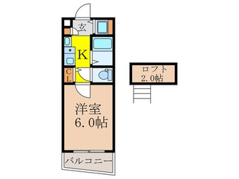 間取図 エステムコート新大阪Ⅲ