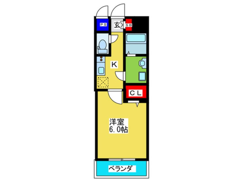 間取図 ﾚｼﾞｭｰﾙｱｯｼｭ京橋(706)