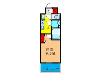 間取図 ﾌﾟﾚｻﾝｽ淡路駅前（308）