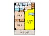CASA　MADONNA　Ⅶ 2LDKの間取り
