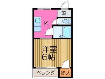 間取図 メゾンデュソレイル