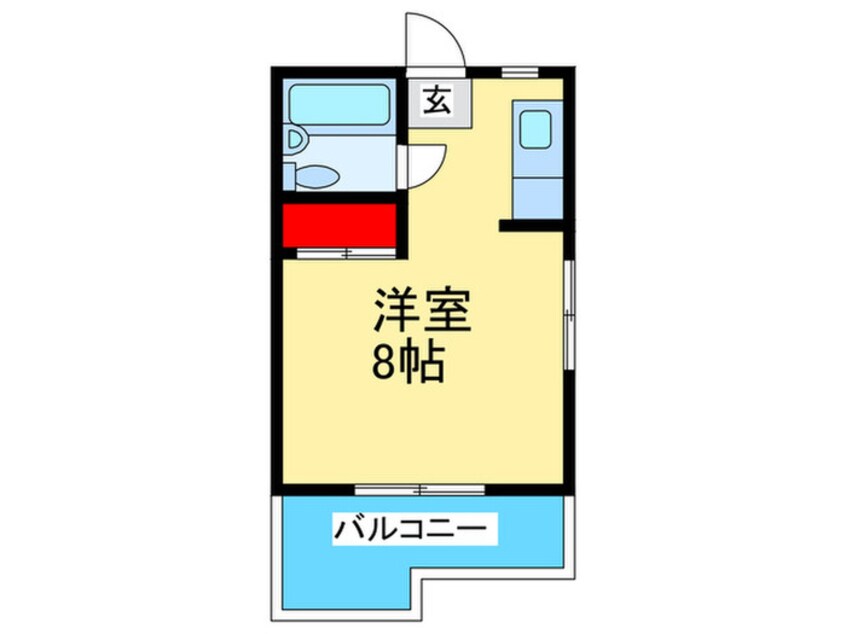 間取図 メゾンデュソレイル