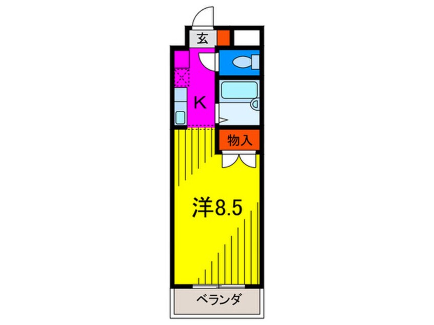 間取図 リブレメゾン甲東園ノール