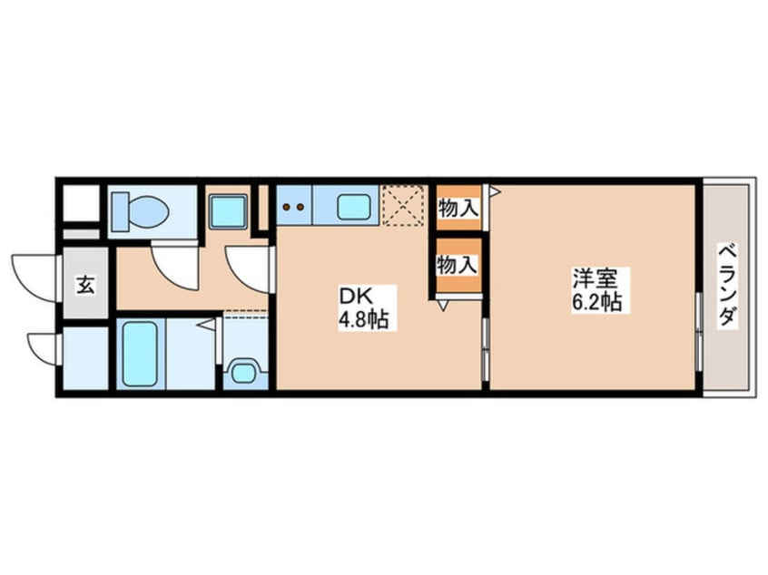 間取図 ルミエ－ル都島