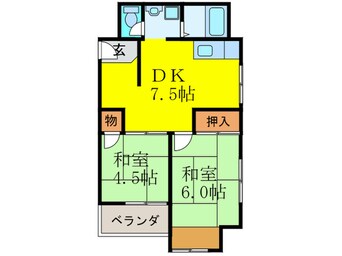 間取図 コ－ポかみすな