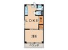 貴和芦屋 1LDKの間取り