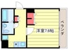 ドミ－ル桜川 1Kの間取り
