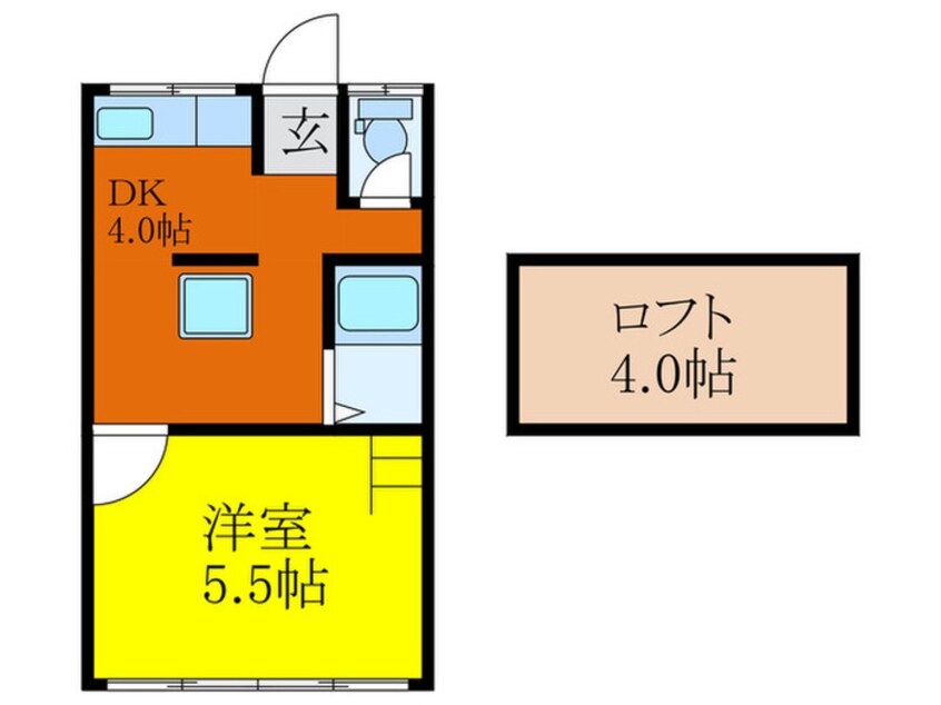 間取図 チョコブラック