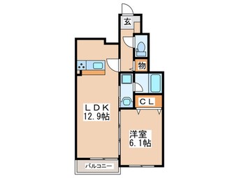 間取図 サザンテラス・ソレアード