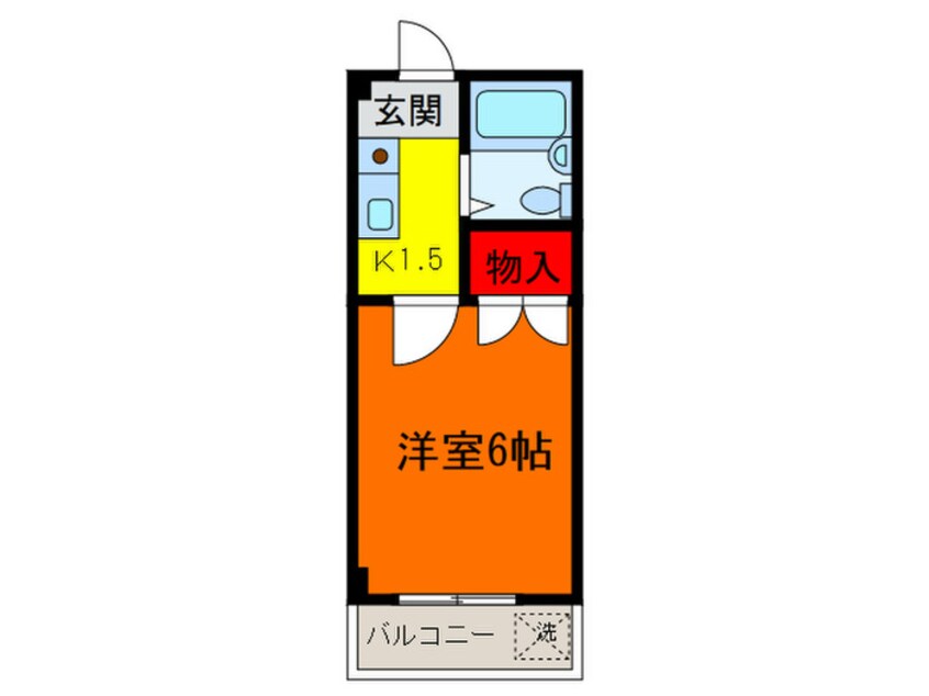 間取図 ブエナビスタ瓢箪山