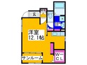 アーバンソレイユの間取図