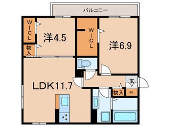 間取図 アリビオ立花