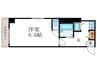 ジョイテル西院 1Kの間取り