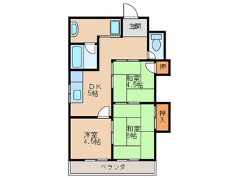 間取図 歓喜ビル