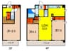 コモド・プレイス 3LDKの間取り